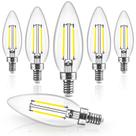 Lâmpadas LED Hizashi Candelabra 4W 5000K Daylight, pacote com 6 Lâmpadas LED Hizashi Candelabra 4W 5000K Daylight, pacote com 6