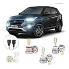 Lampadas Led Hyundai Creta 2.0 2017 A 2020 H11 Hb3 20000lm