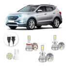 Lampadas Led Hyundai Grand Santa Fé 2014 A 2016 H8h7 20000lm