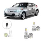 Lampadas Led Hyundai Veloster 2011 A 2013 H7 H7 20000lm