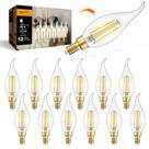 Lâmpadas LED IINVGOOD 6W Candelabro E12 Dimerizáveis 2700K (Pacote com 12) Lâmpadas LED IINVGOOD 6W Candelabro E12 Dimerizáveis 2700K (Pacote com 12)