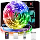 Lâmpadas LED KIKO de 20 pés com controle remoto e APP, RGB