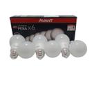 Lampadas Led Kit 6 Unidades Bivolt 9w 6500k