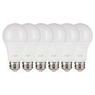 Lâmpadas LED KOR 15W 1500 lúmens 5000K A19 E26, pacote com 6 Lâmpadas LED KOR 15W 1500 lúmens 5000K A19 E26, pacote com 6