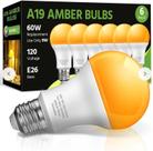 Lâmpadas LED LEDERA A19 9W (equivalente a 60W) 2000K amarelo âmbar