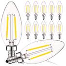 Lâmpadas LED LUXRITE Vintage Candelabra 4W 400 lúmens 4000K (12 P)