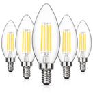 Lâmpadas LED MaxVolador Dimmable E12 Candelabra 5W