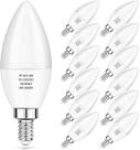 Lâmpadas LED MaxVolador E12 Candelabra 6W 600lm 5000K, pacote com 12