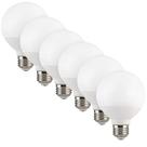 Lâmpadas LED Maxxima G25 5W 4000K 450lm E26 120V, pacote com 6