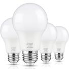 Lâmpadas LED Maylaywood A19 9W 5000K 850 lm E26, pacote com 4