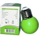 Lâmpadas Led Mini Bulbo Bolinha E27 1w Bivolt 110/220V Color Verde