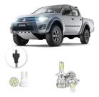 Lampadas Led Mitsubishi L200 2004-2016 Alto Baixo H4 20000lm