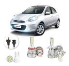 Lampadas Led Nissan March 2014 A 2020 H4 H11 20000lm