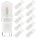 Lâmpadas LED OTTOSEA G9 reguláveis 3W (25W de halogênio) x10