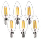 Lâmpadas LED para candelabro FLSNT B11 E12 4W 3000K 500LM 6pk