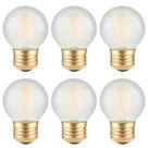 Lâmpadas LED para ventilador de teto TOKCON E26 2W 2700K, pacote com 6 Lâmpadas LED para ventilador de teto TOKCON E26 2W 2700K, pacote com 6