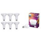Lâmpadas LED PHILIPS Dimmable BR30 Flood (pacote com 6) A19 (pacote com 4)