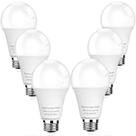 Lâmpadas LED SETEN Dusk to Dawn 10W 1100LM 2700K, pacote com 6