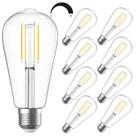 Lâmpadas LED SHINESTAR Dimmable Vintage Edison de 5,5 W (pacote com 8)