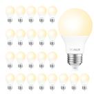 Lâmpadas LED Sigalux A19 9,5 W 750 lúmens 2700 K E26, pacote com 24