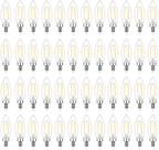 Lâmpadas LED Sigalux E12 reguláveis 3W 2700K, pacote com 48