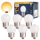 Lâmpadas LED Sphoon G40 1,5 W 2700 K 150 lm E26 110 V-130 V, pacote com 6