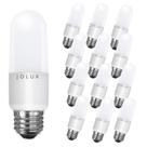 Lâmpadas LED Stick Jolux 60W equivalentes a 3000K E26, pacote com 12
