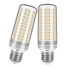Lâmpadas LED Suitted E26 30W 3000K Sunset Color Warm Light, pacote com 2 Lâmpadas LED Suitted E26 30W 3000K Sunset Color Warm Light, pacote com 2
