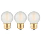 Lâmpadas LED TOKCON Dimmable Globe Frosted A15 4W (pacote com 3) Lâmpadas LED TOKCON Dimmable Globe Frosted A15 4W (pacote com 3)