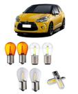 Lâmpadas Led Traseira Seta Ré Freio DS3 2012 a 2014 Lâmpadas Led Traseira Seta Ré Freio DS3 2012 a 2014