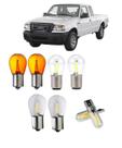 Lâmpadas Led Traseira Seta Ré Freio Ford Ranger 2004 a 2012