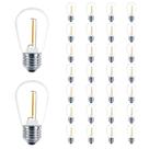 Lâmpadas LED VISTERLITE S14, pacote com 30, 2,2 W, 2200 K, E26, branco quente