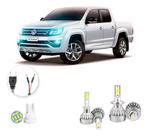 Lampadas Led Volkswagen Amarok 2010 A 2022 H1 H7 20000lm