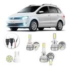 Lampadas Led Volkswagen Spacefox 2010 2013 Hb4 H1 H7 20000lm