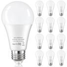 Lâmpadas LED Weddeg A19 13 W 1500 lúmens 5000 K, pacote com 12