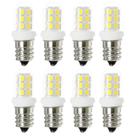 Lâmpadas LED XRZT C7 E12 Candelabra 2W 6000K White Light, pacote com 8