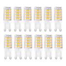 Lâmpadas LED Yosenmi G9 5W 430LM 3000K 100V-240V, pacote com 12