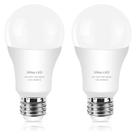 Lâmpadas LED Zorykn de 3 vias 5/10/15W 500/1000/1500lm A19 5000K, pacote com 2