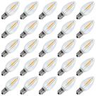 Lâmpadas noturnas LED Erxiugs C7 Shatterproof, pacote com 25