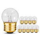 Lâmpadas noturnas OHLECTRIC S11 Clear 7,5 W 40 lúmens 2700 K, pacote com 10