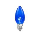 Lâmpadas Novelty Lights C7 Blue 5W 120V, pacote com 25