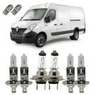 Lâmpadas Originais 3200K Renault Master 13 14 15 16 + T10
