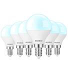 Lâmpadas para ventilador de teto BUBO 5.5W E12 LED 5000K (pacote com 6)