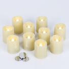 Lâmpadas Romance Flameless LED Votive Candles 10 unidades Timer