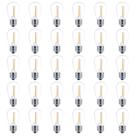 Lâmpadas String Meconard S14 Edison 1W, pacote com 30, 2200K