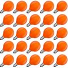 Lâmpadas SUNSGNE G40 Orange Incandescent 5W E12, pacote com 25
