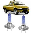 Lampadas super branca farol alto fiat strada 1999 a 2001