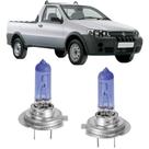 Lampadas super branca farol alto fiat strada 2005 a 2007