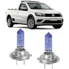 Lampadas super branca farol alto volks saveiro g7