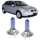 Lampadas super branca farol baixo audi a3 2003 04 05 06 2007